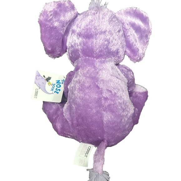 Dr. Seuss The Nose Book Purple Elephant 12” Plush Kohl's Cares NWT Retired Toy - Picture 2 of 2